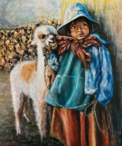 L'enfant au lama