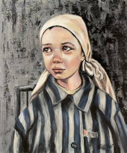 Légende Peinture acrylique Hauteur : 650 mm - Largeur : 500 mm Tarif : 700 €