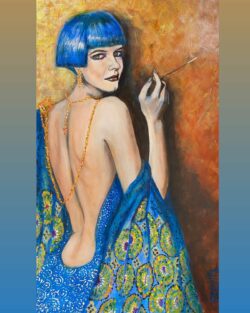 Les bleus au corps Peinture acrylique Hauteur : 650 mm - Largeur : 500 mm Tarif : 700 €